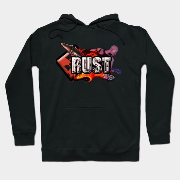 RUST shirt Hoodie by Warspanker